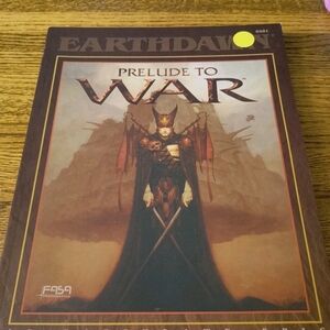 Earthdawn Prelude to War Book